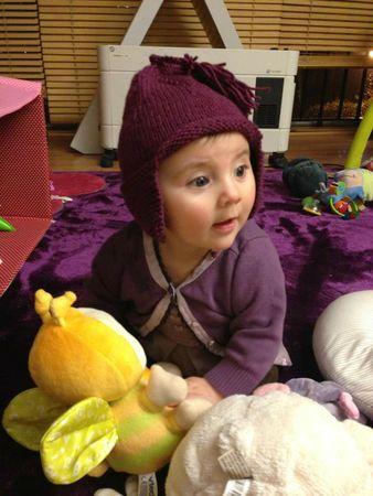 Un cadeau pour une petite princesse Mélodie le portant