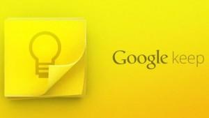Google lance Keep, un service de prise de notes