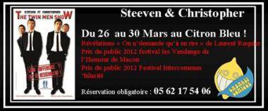 Nouveau spectacle au Citron Bleu ! Nouveau spectacle au Citron Bleu !