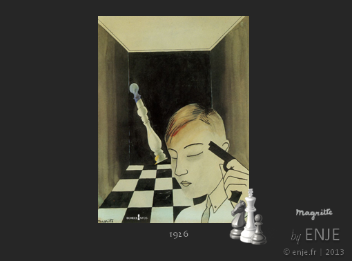 Magritte inspiré par le jeu d'échecs - 2