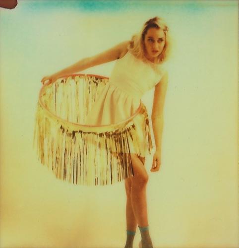 Max Wanger, je te love photo de mode poloraid surexposée