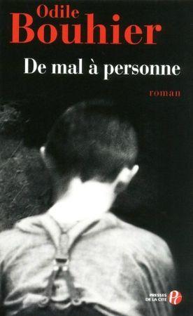 De mal à personne, polar historique d'Odile Bouhier malàpersonne