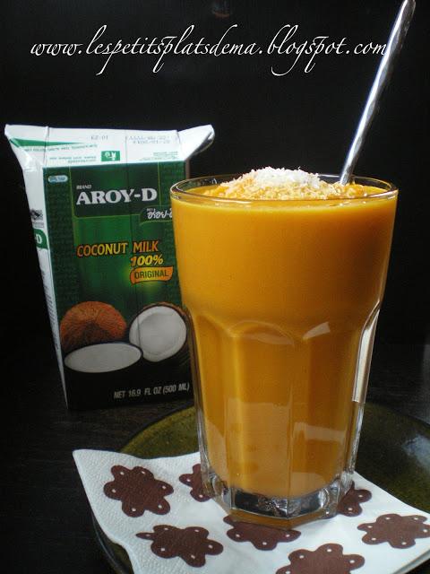 Velouté de carottes au lait de coco Velouté de carottes au lait de coco