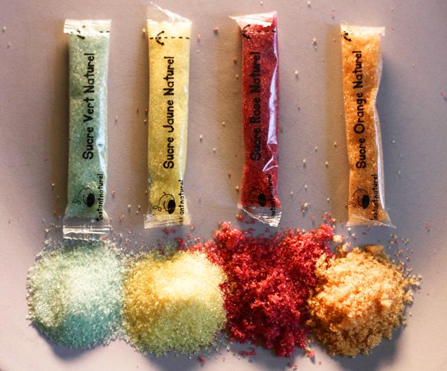 Quand le sucre se veut coloré et naturel