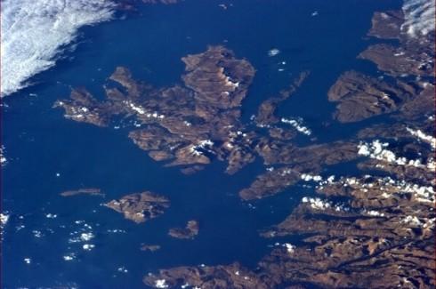 27 Févier 2013 - Ile de Skye, Ecosse.  Photo: Chris Hadfield/NASA