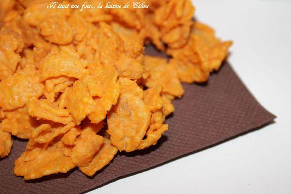 Roses des sables de paques (ou halloween) Crispies au chocolat orange il_etait_une_fois