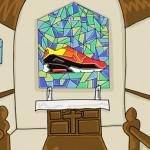 Illustrations Nike par Josh Parkin nike-printemps-ete-2013-footwear-josh-parkin-chimp-store-3