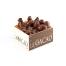   Boîte découverte cacao bio, de Nature Cacao    Voici une boîte d'assortiments de chocolats de Pâques bio à choisir noir ou lait : 2 poules de (6.5cmx7.5cm), 4 oeufs (5cm), 2 sachets de fritures de 50 gr: poids total 190 gr. Chaque sujet est enveloppé dans un sachet de façon individuel.   Nature Cacao est une petite entreprise située à Saint-Gratien en région Parisienne (Val d'Oise) qui propose des chocolats artisanaux 100% bio.    Prix indicatif : 32,80€     Voir le produit  