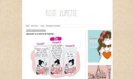 Dans ma blogroll il y a... #20 Rose Lupette