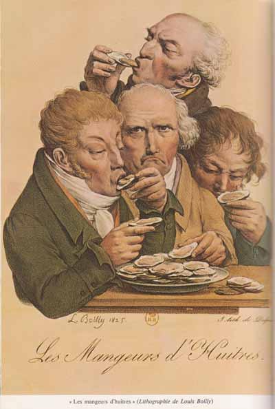 De Carême à Escoffier Les mangeurs d'huîtres
