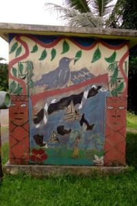 Art en chemin kanak par Michèle-Baj Strobel Le Pays et ses symboles