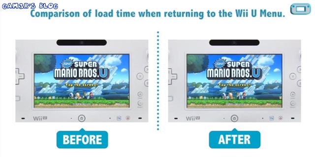 Wii U : les temps de chargements avant / après mise à jour d'Avril en vidéo . Wii U : les temps de chargements avant / après mise à jour d'Avril en vidéo .