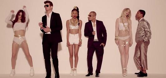 [OFFICIAL MUSIC VIDEO] : Robin Thicke – Blurred Lines (feat. T.I. & Pharrell)