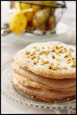 Dacquoise pistache-chocolat. Copie de Copie de Photo 2284