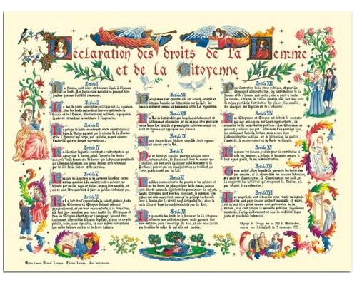 Déclaration des droits de la femme et de la citoyenne