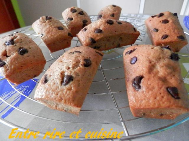 Mini-cakes à l'amande et aux pépites de chocolat Hebergeur d'image