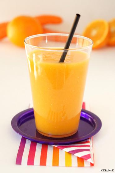 smoothie orange vitaminé