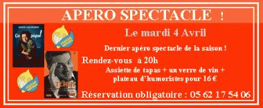 ANTHONY JOUBERT & APERO SPECTACLE au Citron Bleu ! ANTHONY JOUBERT & APERO SPECTACLE au Citron Bleu !