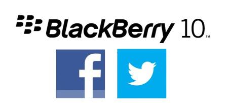 BlackBerry 10 : les applications Facebook et Twitter à jour BlackBerry 10 Facebook Twitter
