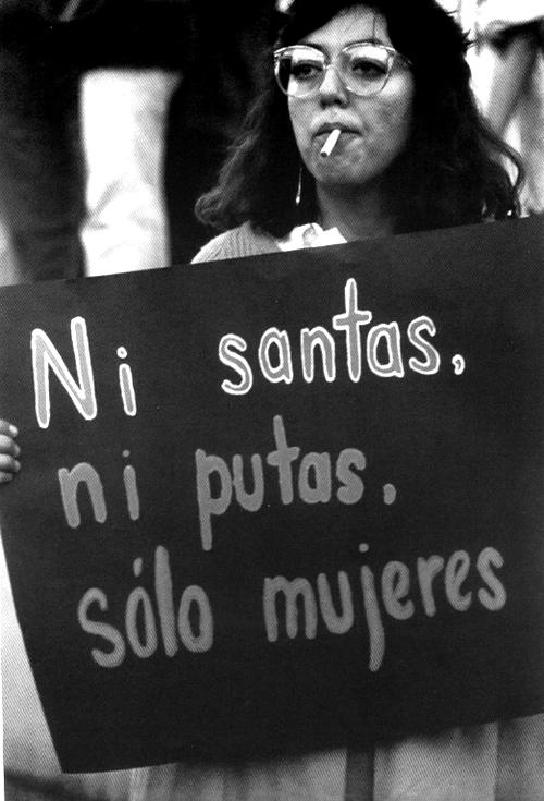Ni santas,
ni putas,
sólo mujeres

8 mars 1991. Photo de Rotmi...