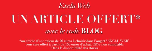 EXCLU: Un article OFFERT* EXCLU: Un article OFFERT*