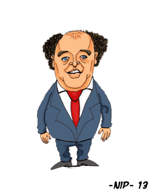 Caricature de Jacques Villeret Caricature de Jacques Villeret