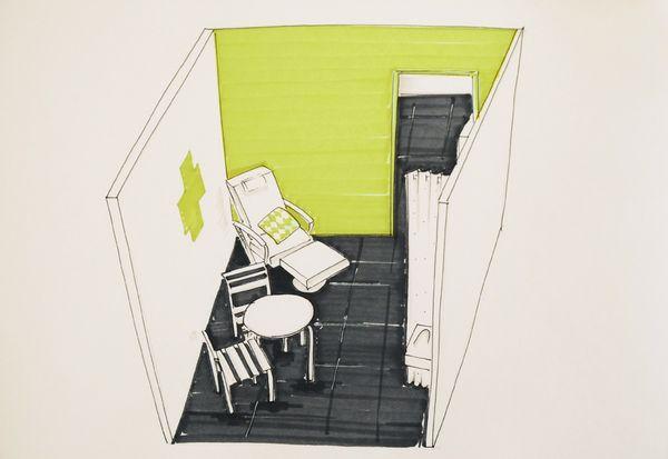 2 pièces en pharmacie relookées confidentiel2