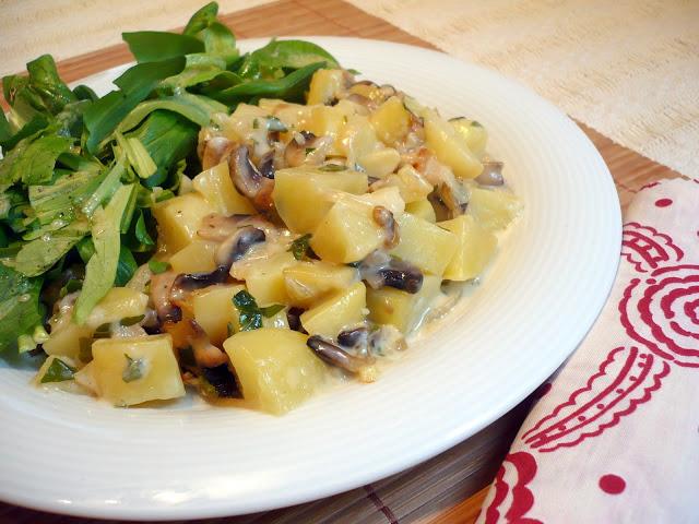 Tartiflette végétarienne et allégée, ou cancoflette Tartiflette végétarienne et allégée, ou cancoflette