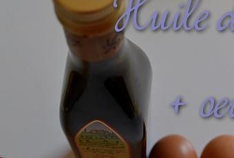 Lhuile de bardane pour les cheveux evalar avec ginkgo biloba