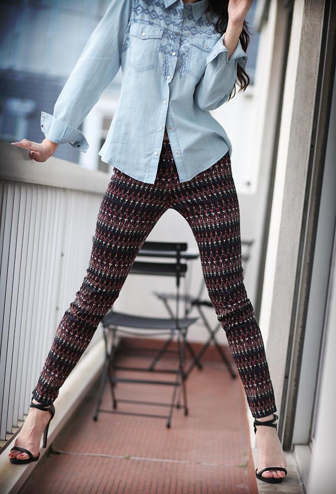 inspiration isabel marant ikks H&M ethnique pants ethnique chic chemise brodée photo hetm ethnique1 Pâques au balcon