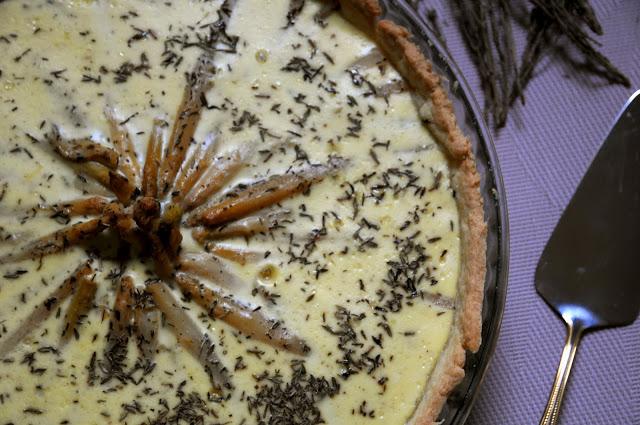 Tarte aux Asperges et chèvre Tarte aux Asperges et chèvre