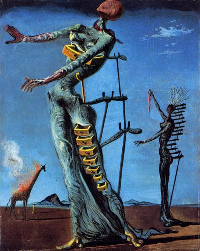 Girafe en feu - Salvador Dali (1904-1989)