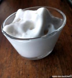 Chantilly à la vanille chantilly vanille