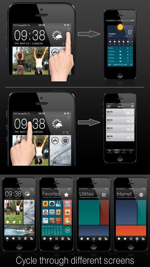 Thème ConceptOS iPhone 5...
