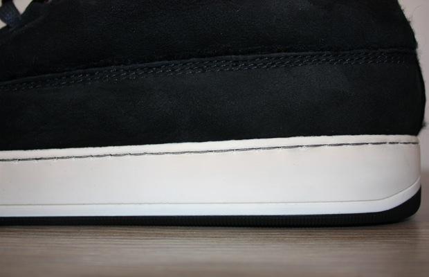 Chaussés pour l’Hiver : test de sneakers Lanvin Fine, régulière et bien réalisée : ça parait impeccable.
