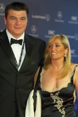 David Douillet et sa femme