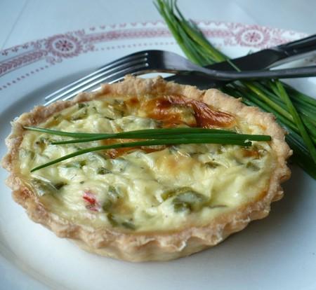 Tartelettes printanières au chèvre frais et à la ciboulette... P1010213t