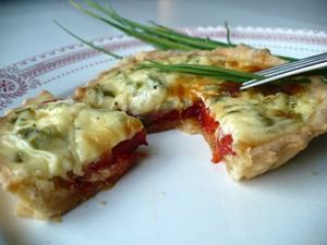 Tartelettes printanières au chèvre frais et à la ciboulette... P1010215b