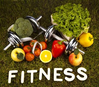 fitness et fruits et légumes