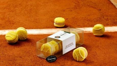 Des macarons en balle de tennis pour Roland Garros Haagen-Dazs_Roland-Garros