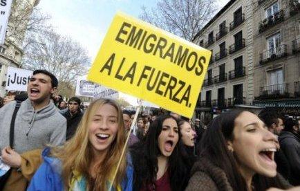 Espagne Jeunes Exil Jeunes poussés à l'exil, personne ne vous vire, restez si vous voulez !