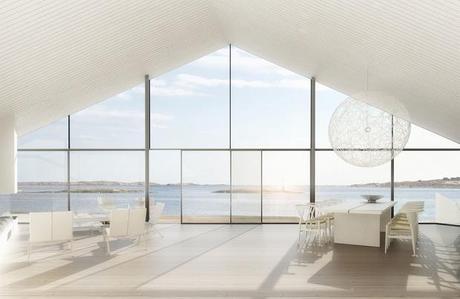 La Flåttarna Villa par Wingårdhs Arkitektontor, à Skagerrak, en Suède - Architecture