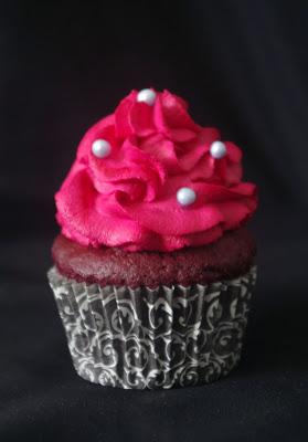 Red Velvet Cupcakes (chocolat/framboise)