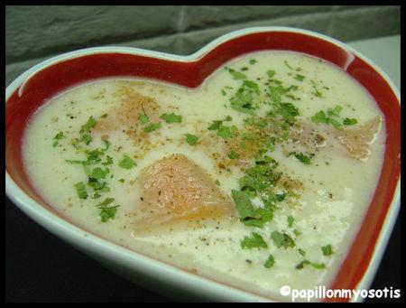 VELOUTE DE CHOU-FLEUR AU SAUMON FUME Image4