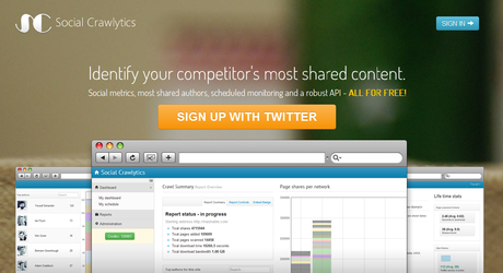 Social Crawlytics, un outil simple et efficace Social Crawlytics, mesure des partages sociaux : simple & efficace