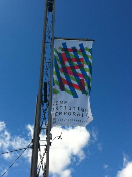 La ZAT : de l’art dans les rues de Montpellier ! Drapeau ZAT Montpellier Avril 2013