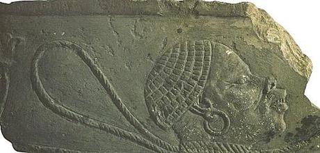 bas-relief - esclave nubien - XVIIIe dynastie - USA - the S
