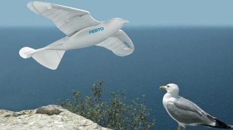 SmartBird le goéland robot créé par Festo smartbird