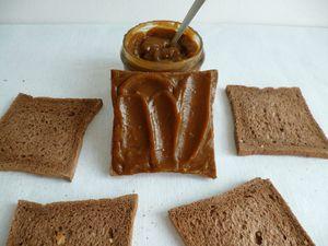 pâte à tartiner allégée au café (sans sucre et sans beurre) P1000612