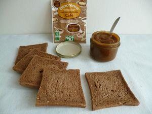 pâte à tartiner allégée au café (sans sucre et sans beurre) P1000586